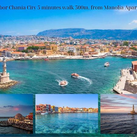 Center Manolia Dream 1 Bedroom Apartment 100M Away From The Beach La Canea Exterior foto